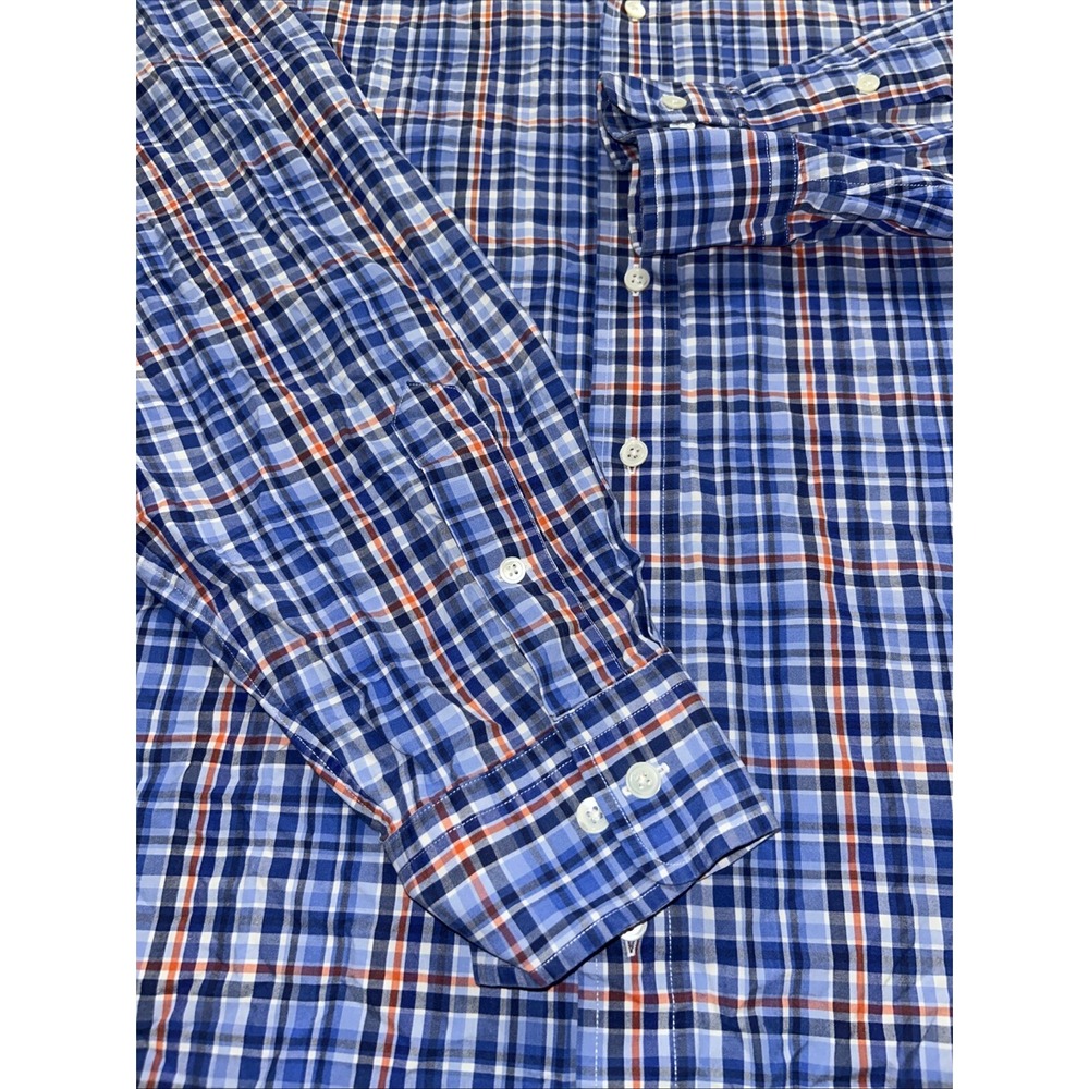 Polo Ralph Lauren Estate Red White & Blue Button Up Long Sleeve Mens 2XL‎ - Picture 3 of 9